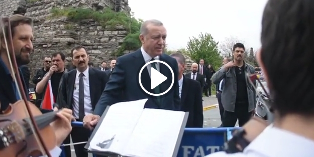 Cumhurbaşkanı Erdoğan'a büyük süpriz
