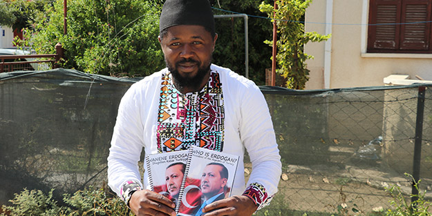 Cumhurbaşkanı Erdoğan'a duyduğu hayranlık Nijeryalı öğrenciye kitap yazdırdı