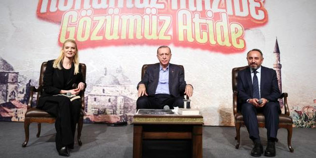 Cumhurbaşkanı Erdoğan'a 'Favori diziniz hangisi?' diye sordular