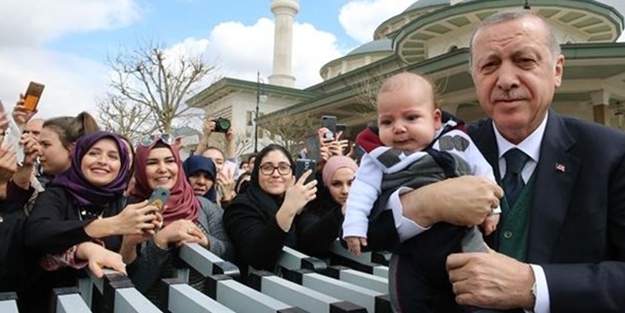 Cumhurbaşkanı Erdoğan’a sevgi seli