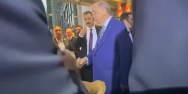 Cumhurbaşkanı Erdoğan'a sevgi seli
