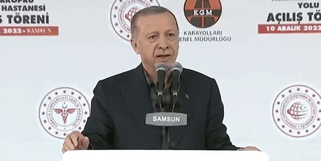 Cumhurbaşkanı Erdoğan'ı Samsun'da hayran bırakan görüntü
