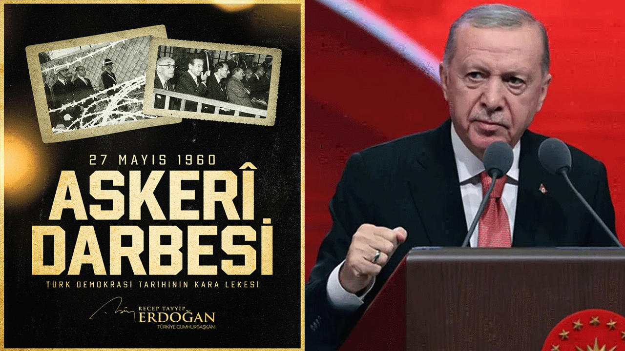 Cumhurbaşkanı Erdoğan'dan '27 Mayıs' mesajı: 65 yıldır milletin kalbinde kanayan yara…