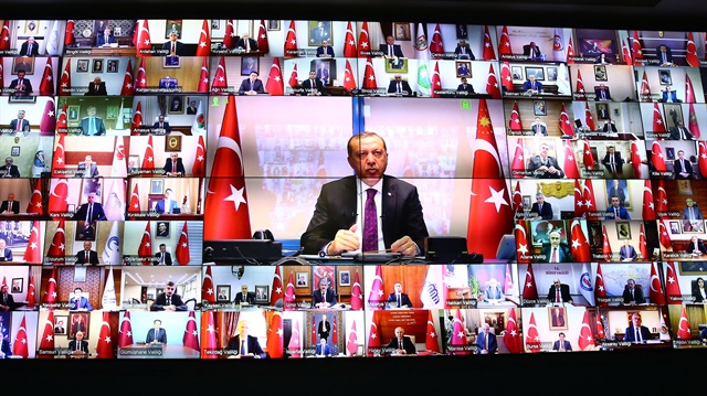 Cumhurbaşkanı Erdoğan'dan 81 il valisiyle telekonferans