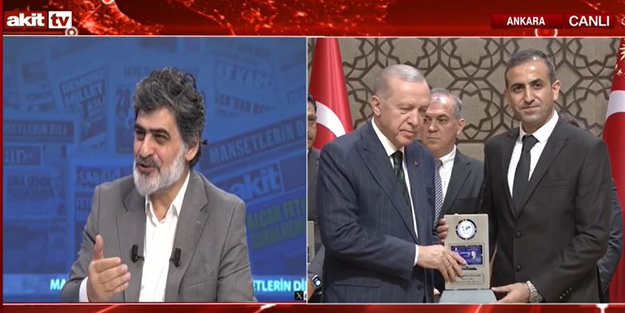 Cumhurbaşkanı Erdoğan'dan Akit TV'ye ödül!