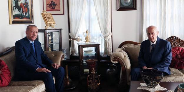 Cumhurbaşkanı Erdoğan'dan Bahçeli'ye sürpriz ziyaret!
