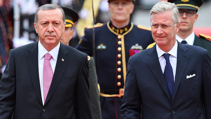 Cumhurbaşkanı Erdoğan'dan Belçika Kralı Philippe'e taziye telefonu