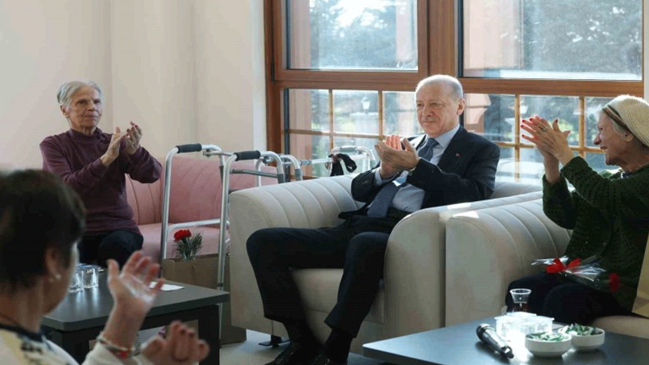 Erdoğan'dan Darülaceze'ye ziyaret!