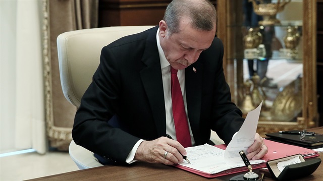 Cumhurbaşkanı Erdoğan'dan 'Değişiklik' kanununa onay