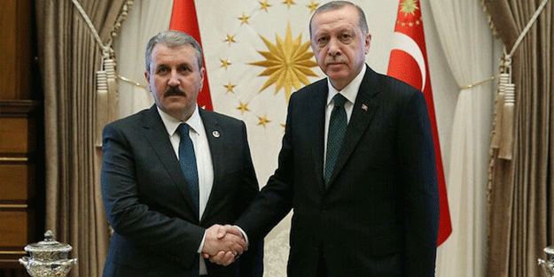 Cumhurbaşkanı Erdoğan'dan Destici'ye tebrik