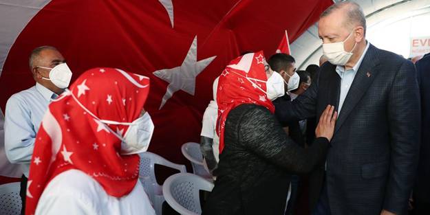 Cumhurbaşkanı Erdoğan’dan Diyarbakır annelerine selam