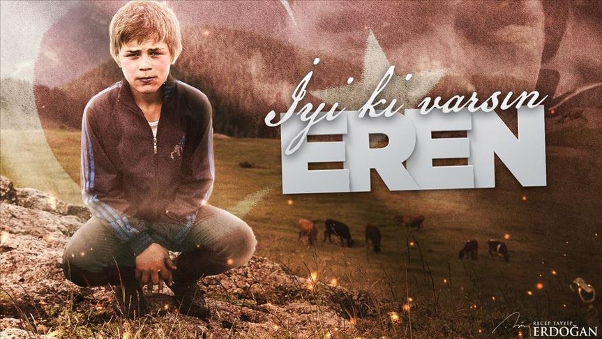 Cumhurbaşkanı Erdoğan'dan Eren Bülbül paylaşımı