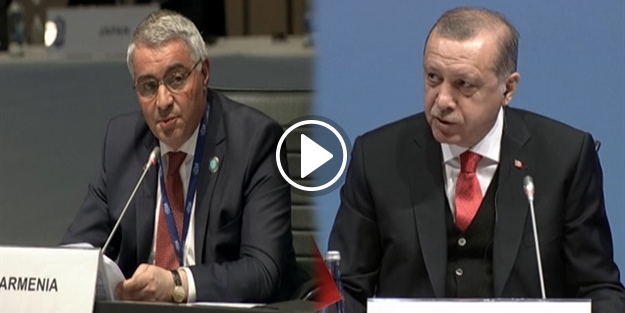 Cumhurbaşkanı Erdoğan'dan Ermeni temsilciye tepki!