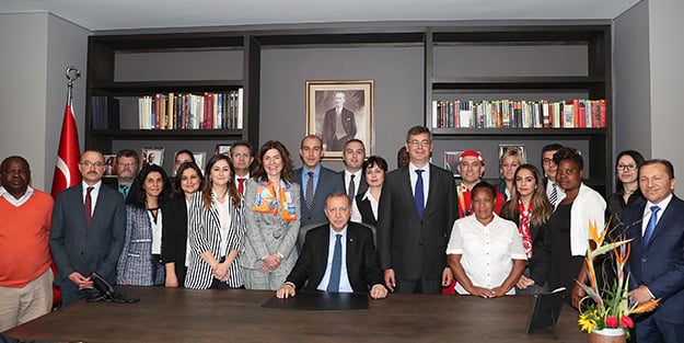 Cumhurbaşkanı Erdoğan'dan Güney Afrika'da açılış