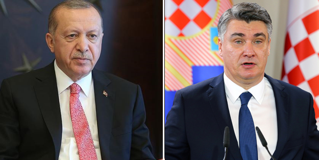 Erdoğan'dan Hırvatistan'a 'geçmiş olsun' telefonu