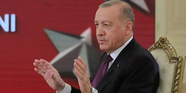 Cumhurbaşkanı Erdoğan'dan maske açıklaması
