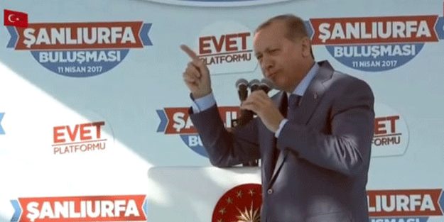 Cumhurbaşkanı Erdoğan'dan referandum resti!