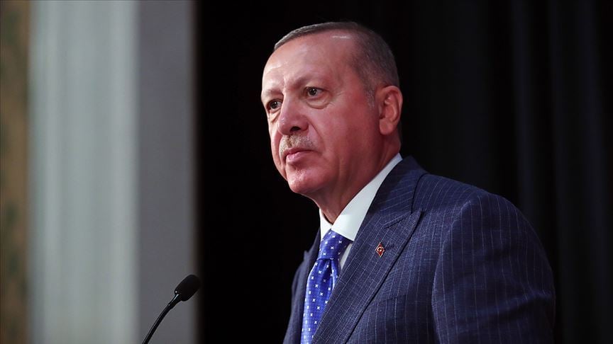 Cumhurbaşkanı Erdoğan'dan şehitler için başsağlığı mesajı