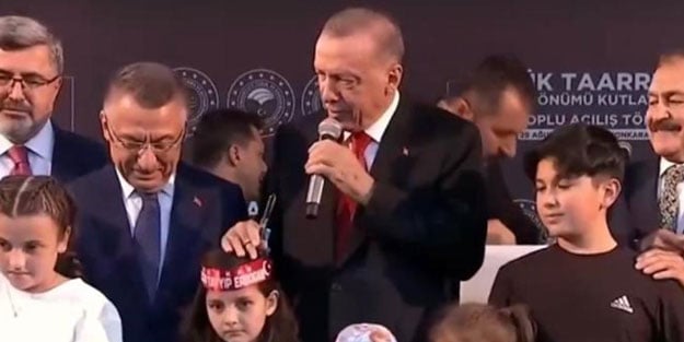 Cumhurbaşkanı Erdoğan'dan tebessüm ettiren diyalog