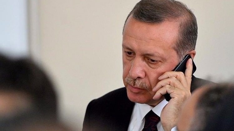 Cumhurbaşkanı Erdoğan'dan tebrik telefonu