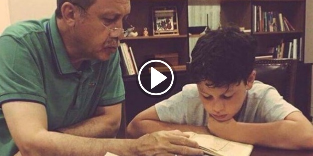 Erdoğan'dan torununa Kur'an dersi