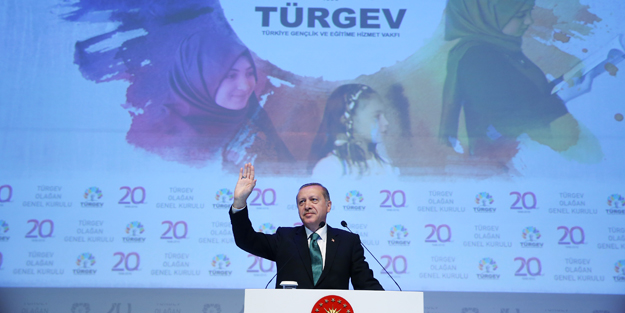 Erdoğan'dan TÜRGEV açıklaması