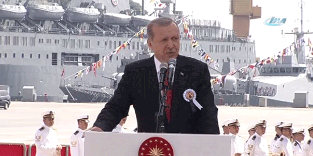 Cumhurbaşkanı Erdoğan'dan 'Uçak gemisi' müjdesi'
