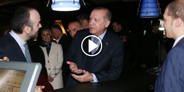 Cumhurbaşkanı Erdoğan'dan ünlü çorbacıya ziyaret