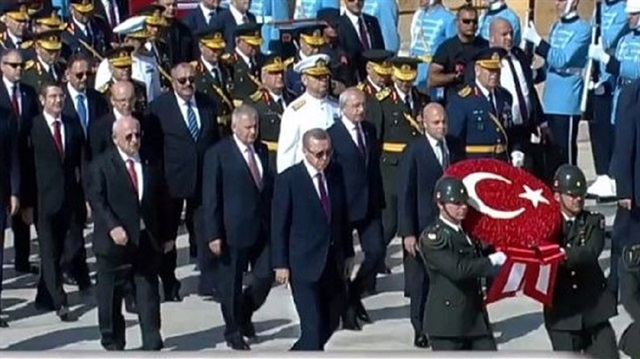 Cumhurbaşkanı Erdoğan'ı 15 Temmuz gazileri karşıladı