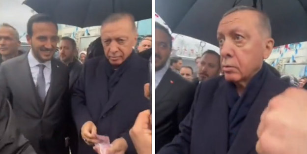 Cumhurbaşkanı Erdoğan'ı çocuklara harçlık dağıttığı esnada kızdıran anlar: Ayıp ayıp!