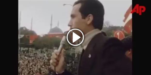 Erdoğan'ın 25 yaşındayken konuştuğu dev miting!