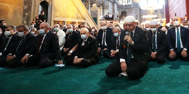 Erdoğan'ın Ayasofya'daki Kuran-ı Kerim tilaveti İsrail'de yankılandı! 