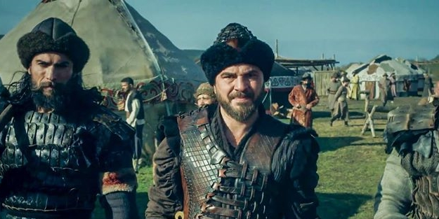 Erdoğan'ın konuşması ile Diriliş'teki aynı sahne