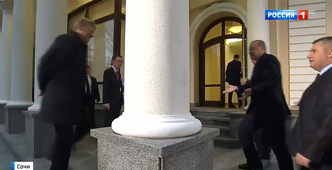 Cumhurbaşkanı Erdoğan'ın Rusya ziyaretinde ilginç diyalog