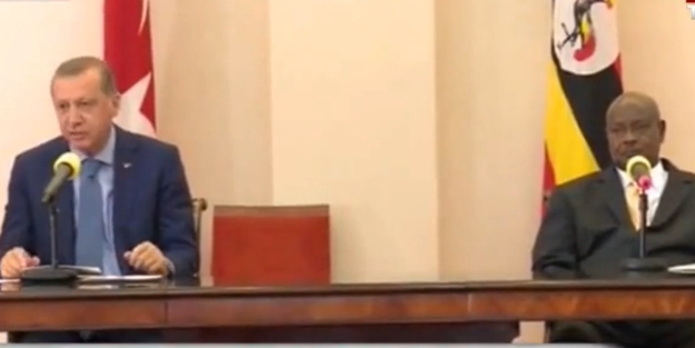 Erdoğan'ın toplantısında ilginç an!