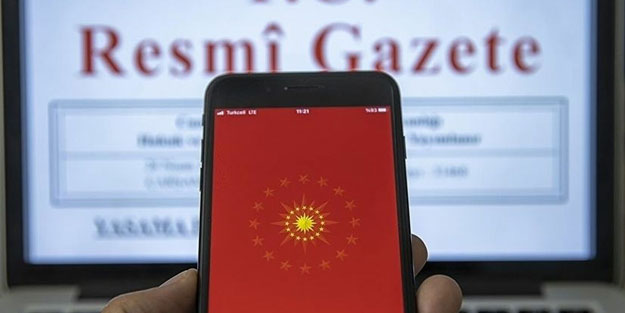 Cumhurbaşkanı kararları Resmi Gazete'de