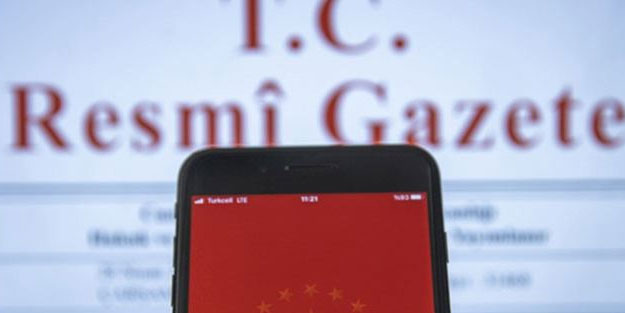 Cumhurbaşkanı kararları Resmi Gazete'de