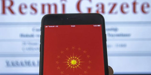 Cumhurbaşkanı kararları Resmi Gazete'de