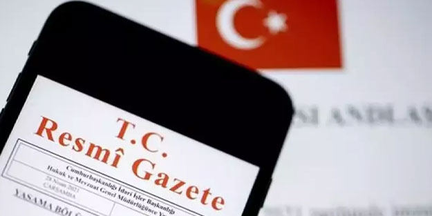 Cumhurbaşkanı kararları Resmi Gazete'de