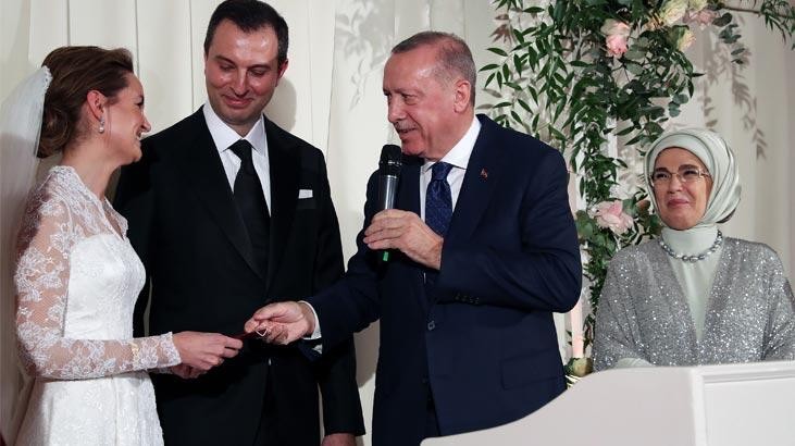Cumhurbaşkanı nikah şahidi oldu