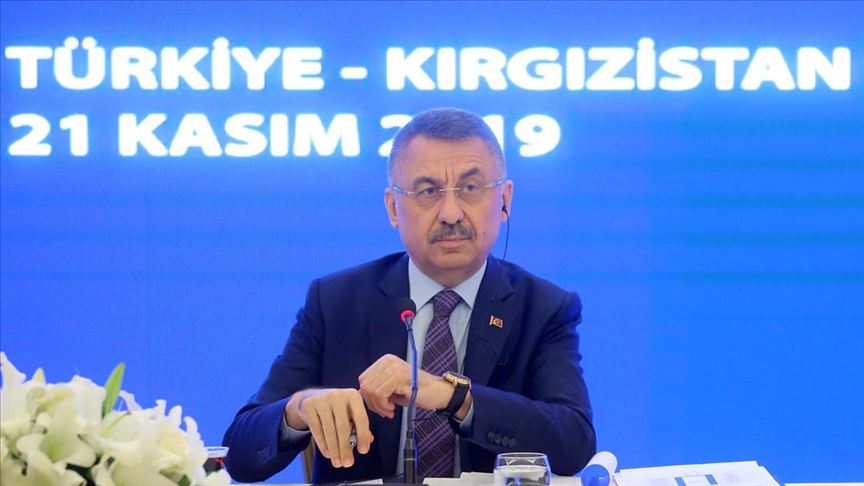 Cumhurbaşkanı Yardımcısı Fuat Oktay: Kırgızistan ile atılabilecek adımları bir takvime bağlamış olduk