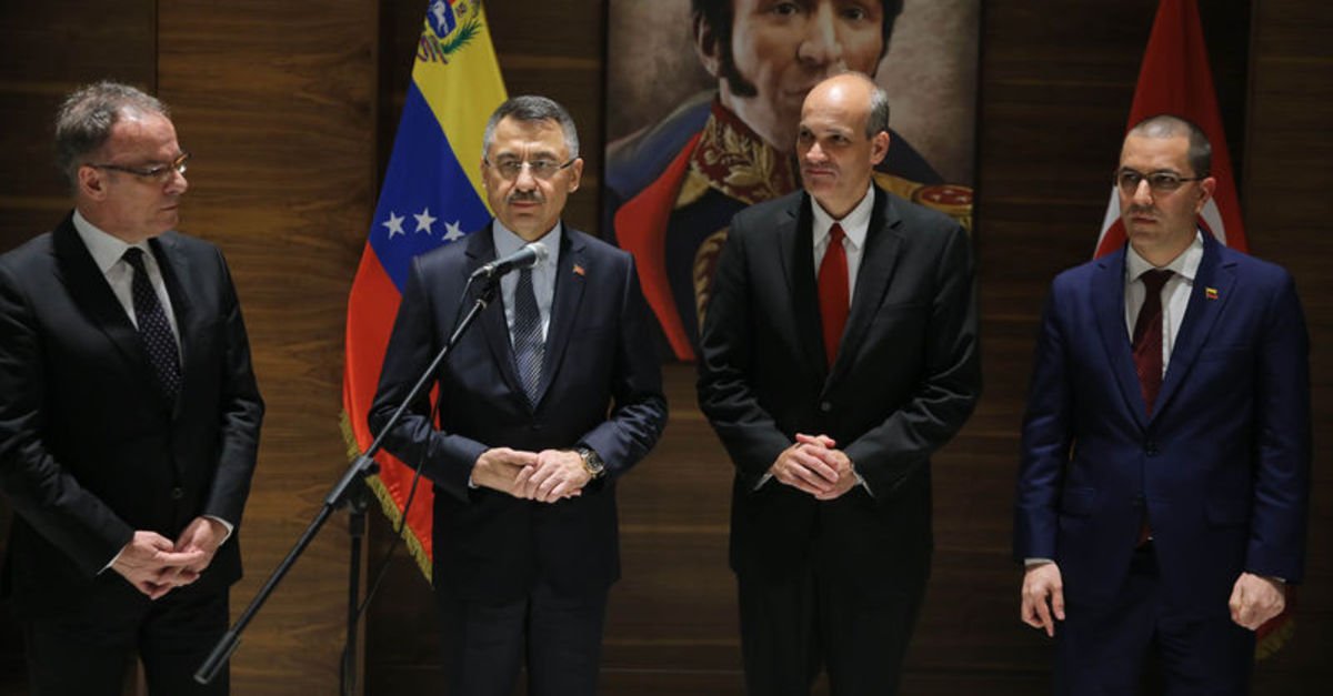 Cumhurbaşkanı Yardımcısı Fuat Oktay, Venezuela'da
