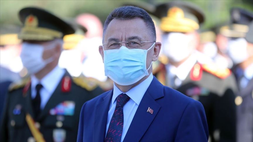 Cumhurbaşkanı Yardımcısı Oktay: Rum-Yunan ikilisinin bölgeyi kendi çıkarları çizgisinde şekillendirme çabaları beyhude