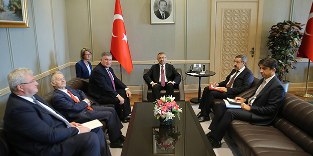 Fuat Oktay Ukrayna İçişleri Bakanı'nı kabul etti