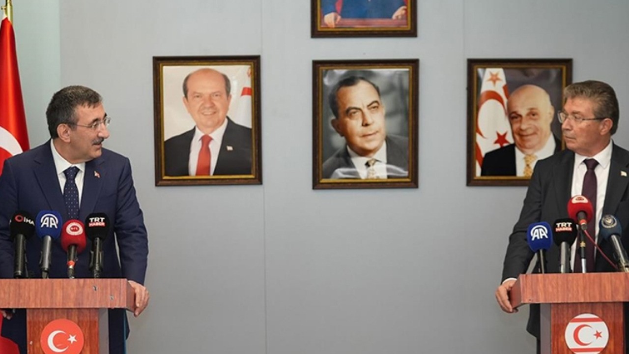 Cumhurbaşkanı Yardımcısı Yılmaz kardeş ülke KKTC'de: Kıbrıs Türk halkını ayrı görmüyoruz