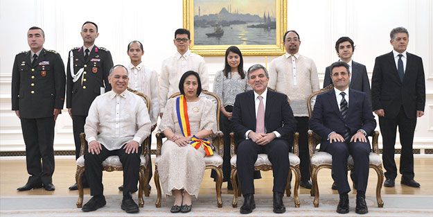 Cumhurbaşkanı Gül, Sanchez ve Mulenga’yı kabul etti