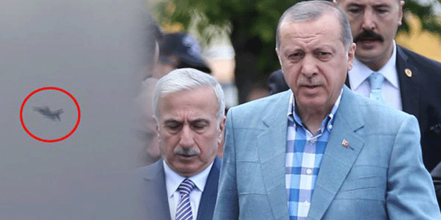 Cumhurbaşkanı’nın ziyareti sırasında hareketli dakikalar… F-16 sorti yaptı