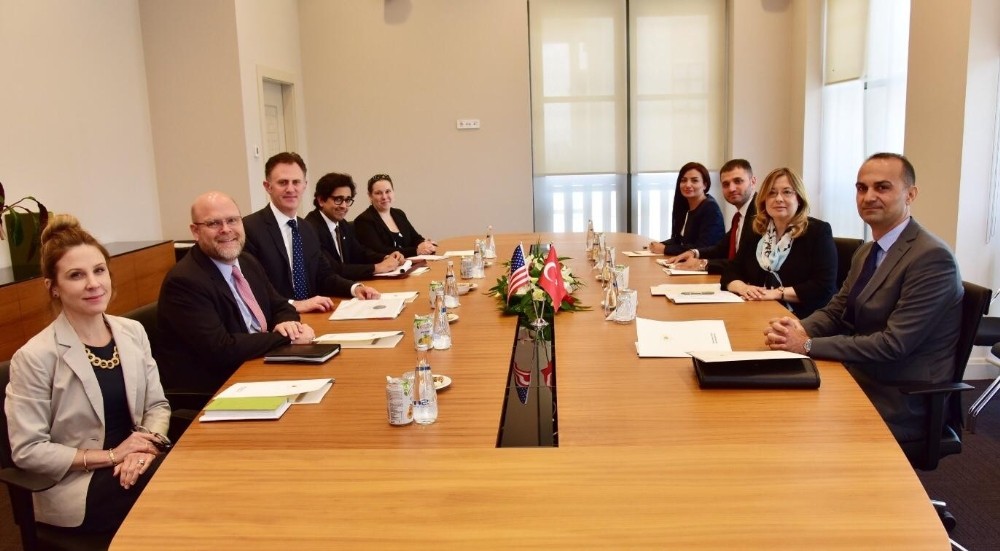 Cumhurbaşkanlığı Başdanışmanı Aybet, ABD Dışişleri Bakanlığı Terörle Mücadele Koordinatörü Sales ile görüştü 