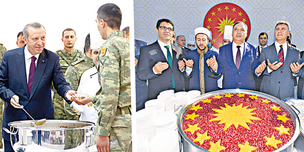 Cumhurbaşkanlığı halka aşure dağıttı