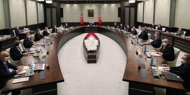Kabine Toplantısı sona erdi!